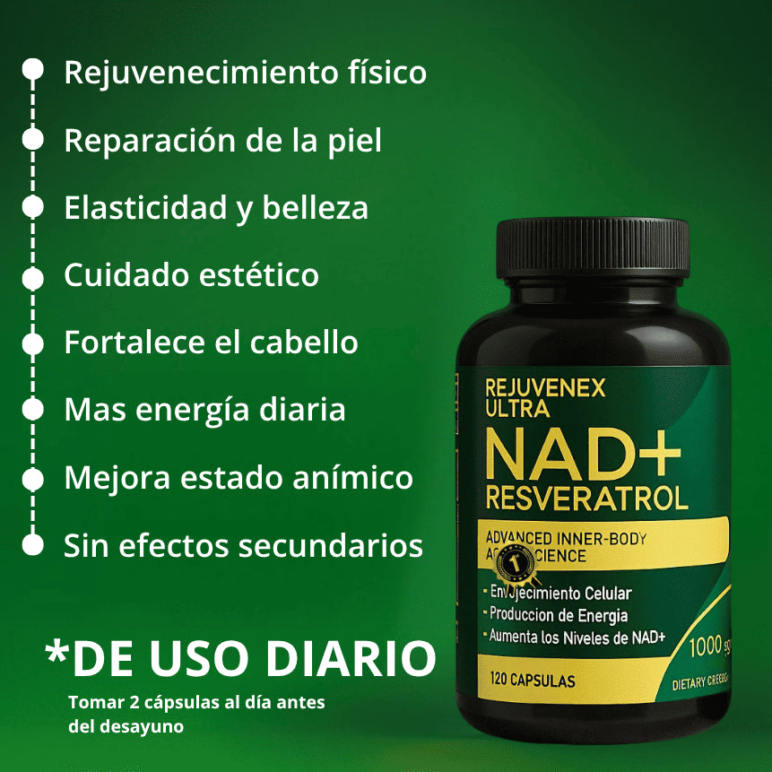 N A D+ TRANS-RESVERATROL - REJUVENEX