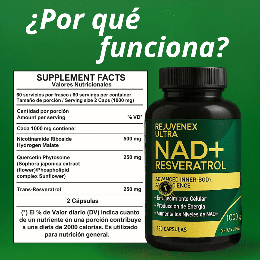 N A D+ TRANS-RESVERATROL - REJUVENEX